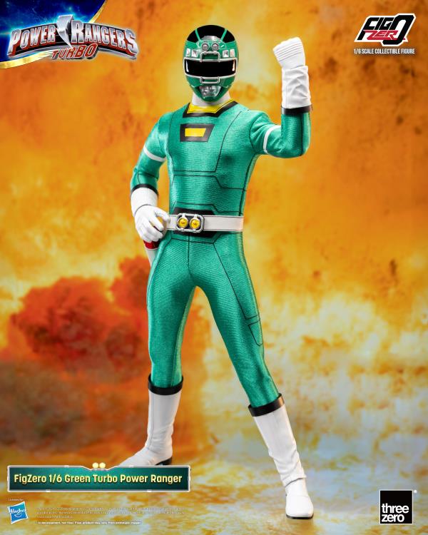 Power Rangers Turbo FigZero Green Turbo Ranger 1/6 Scale Figure Gallery Image 5