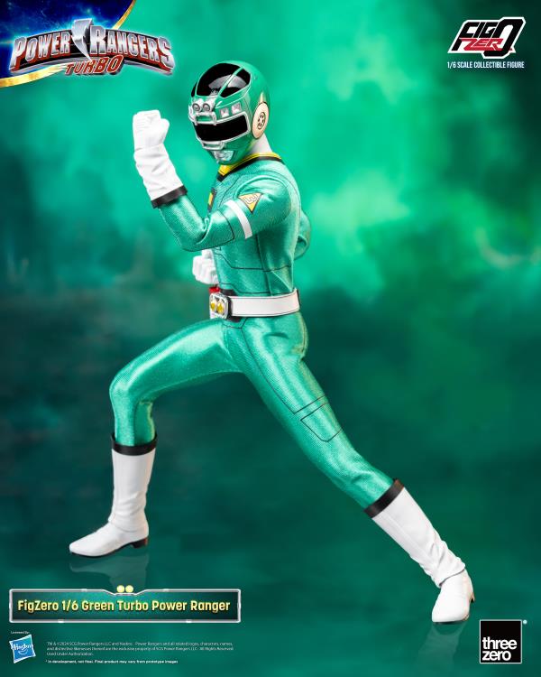 Power Rangers Turbo FigZero Green Turbo Ranger 1/6 Scale Figure Gallery Image 7
