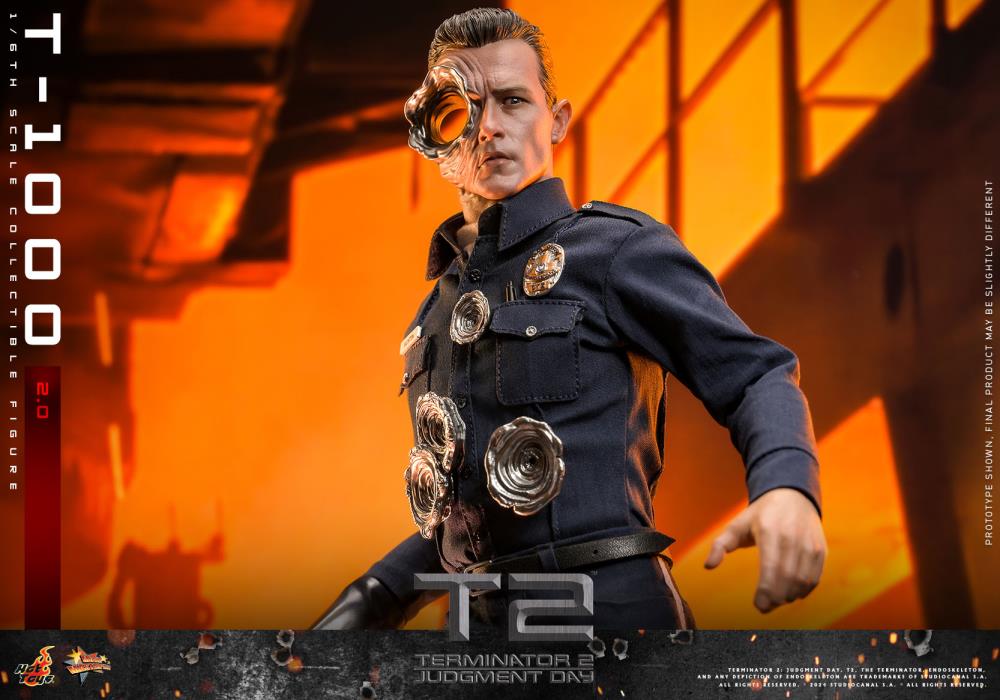 Terminator 2: Judgment Day MMS774 T-1000 (2.0) 1/6th Scale Collectible Figure Gallery Image 7