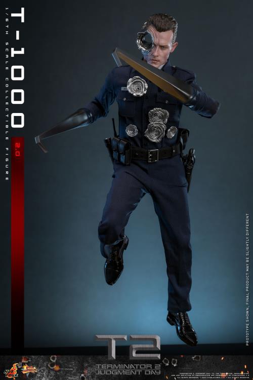 Terminator 2: Judgment Day MMS774 T-1000 (2.0) 1/6th Scale Collectible Figure Gallery Image 13