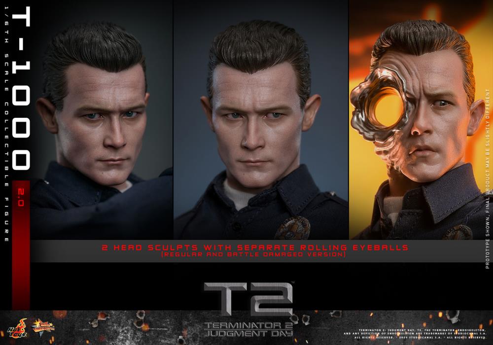Terminator 2: Judgment Day MMS774 T-1000 (2.0) 1/6th Scale Collectible Figure Gallery Image 14