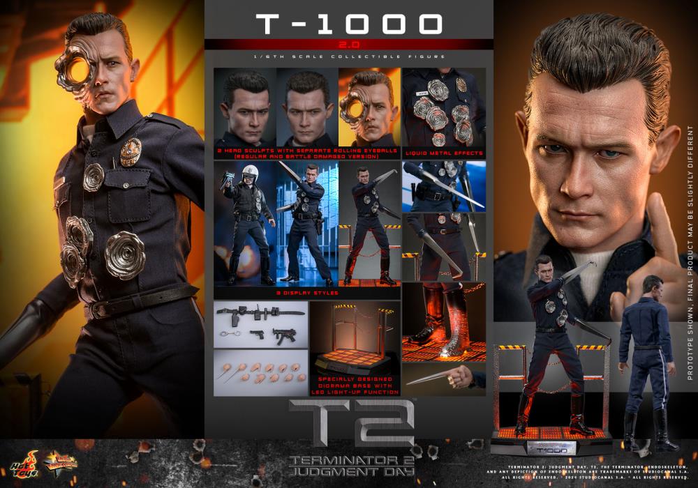 Terminator 2: Judgment Day MMS774 T-1000 (2.0) 1/6th Scale