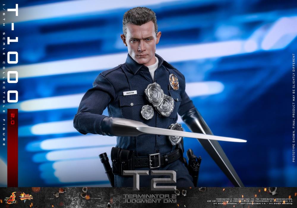 Terminator 2: Judgment Day MMS774 T-1000 (2.0) 1/6th Scale Collectible Figure Gallery Image 10