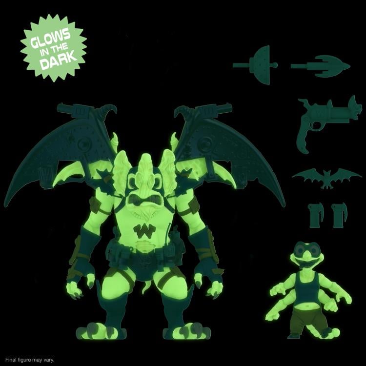 Teenage Mutant Ninja Turtles ULTIMATES! Wingnut & Screwloose (Glow) Action Figure Set Gallery Image 7