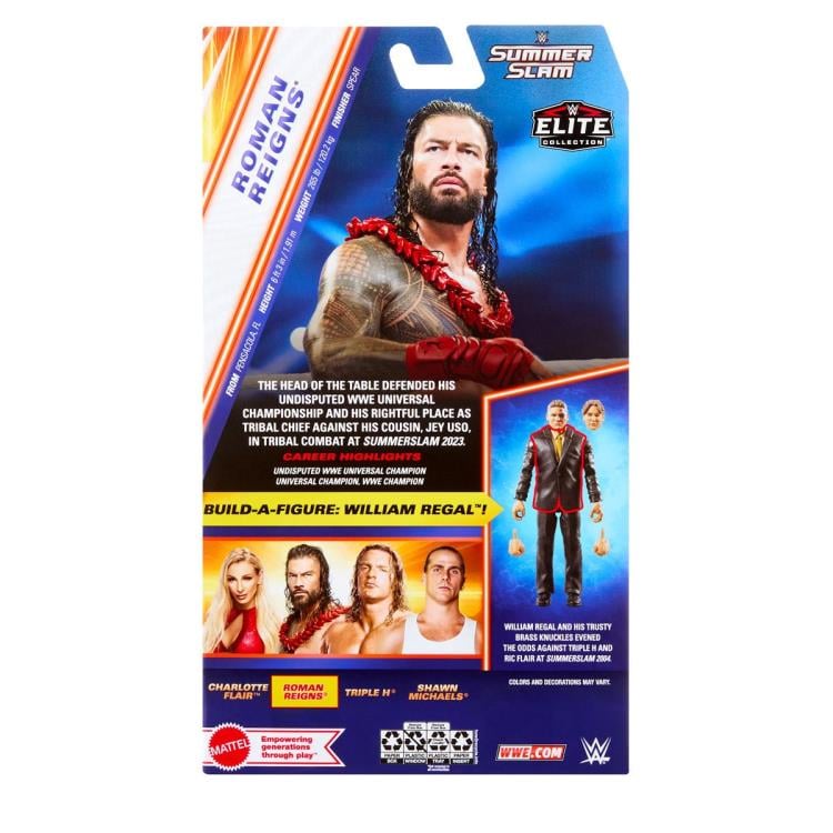 WWE Elite Collection SummerSlam Roman Reigns (William Regal BAF) Gallery Image 9