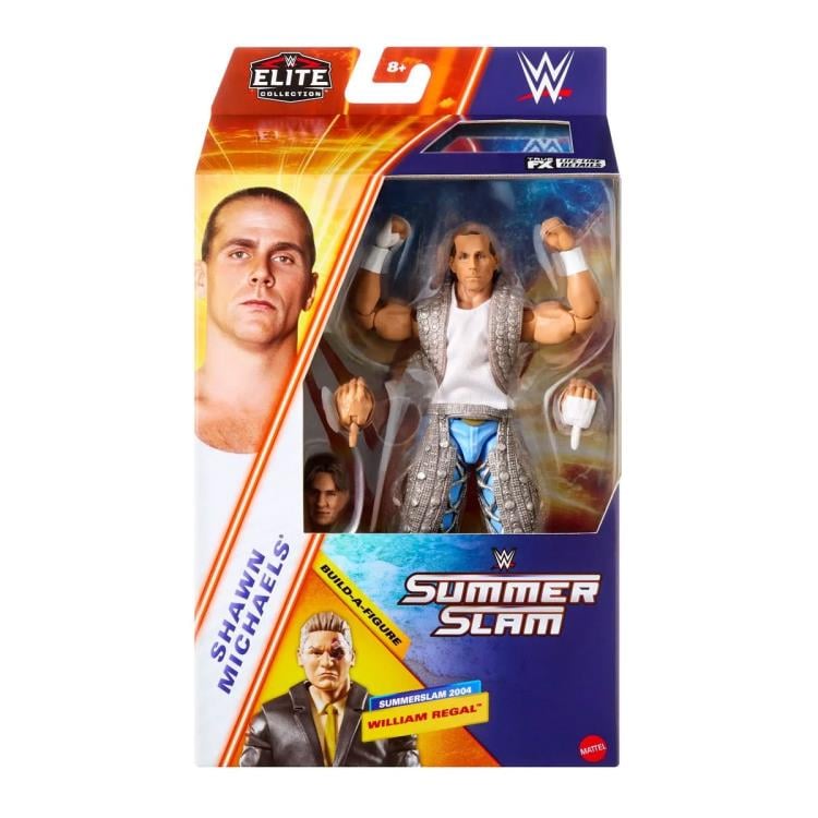 WWE Elite Collection SummerSlam Shawn Michaels (William Regal BAF) Gallery Image 8