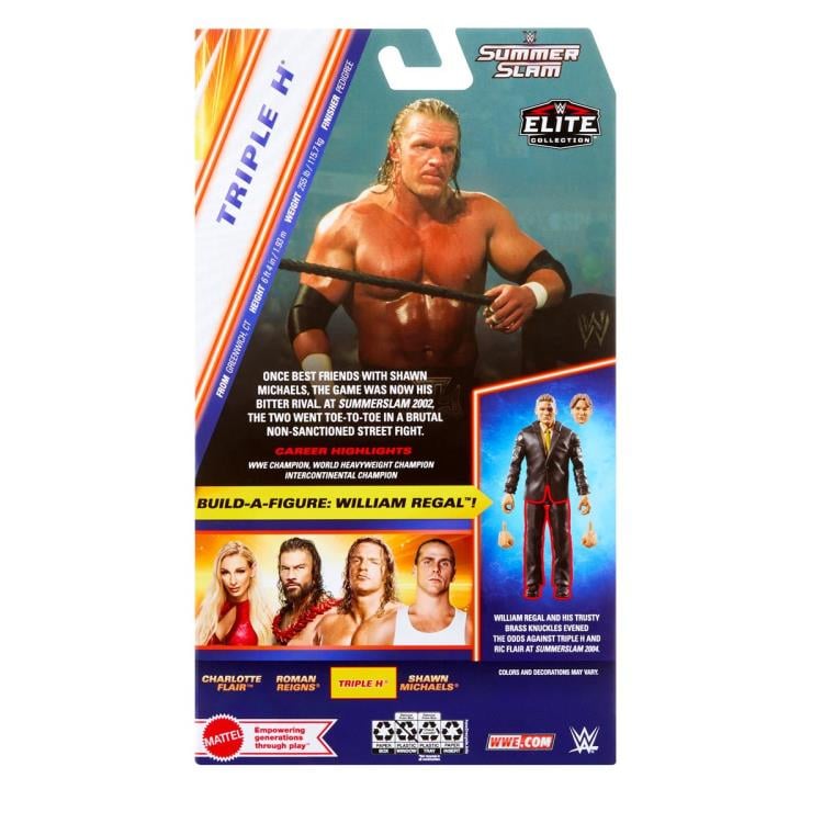 WWE Elite Collection SummerSlam Triple H (William Regal BAF) Gallery Image 9