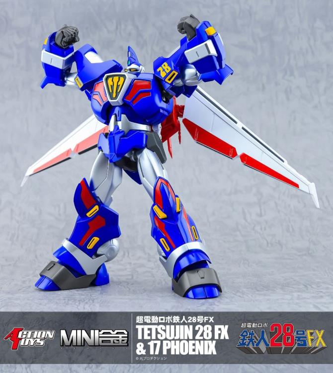 Tetsujin 28 Mini Action Gokin Tetsujin 28 GO FX & 17 Phoenix