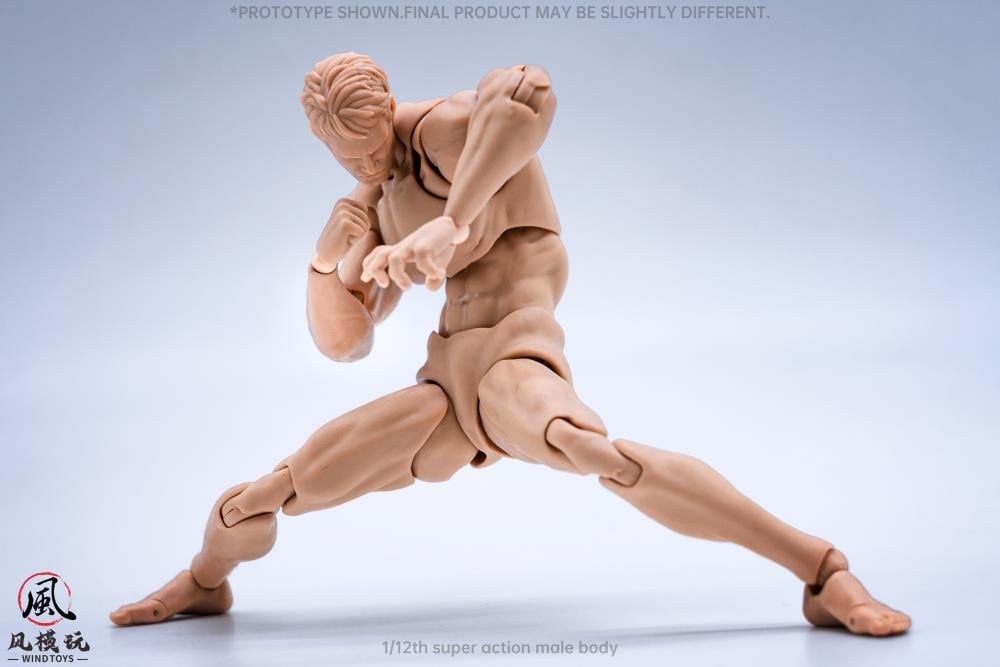 Super Action Male (Ver. B) 1/12 Scale Action Figure Body Gallery Image 10