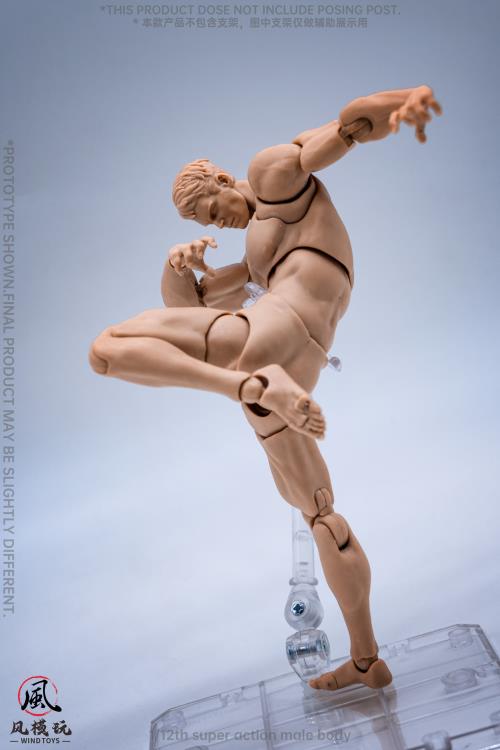 Super Action Male (Ver. B) 1/12 Scale Action Figure Body Gallery Image 6