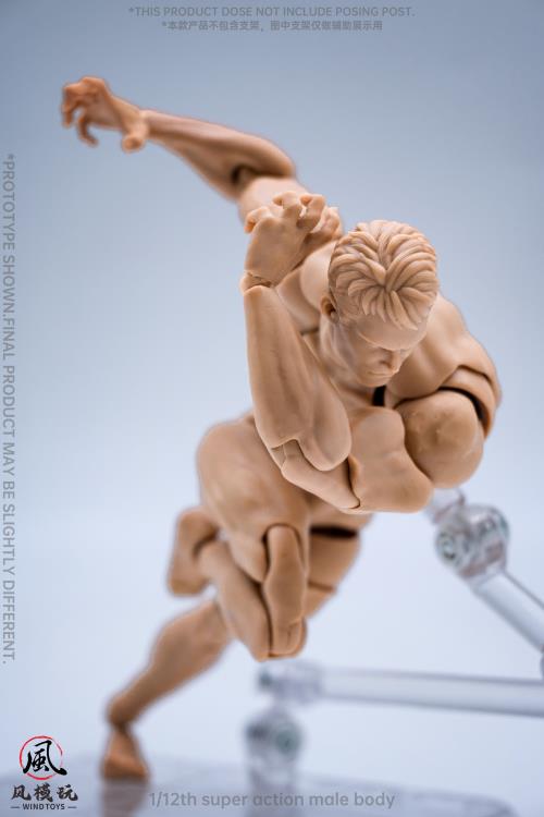 Super Action Male (Ver. B) 1/12 Scale Action Figure Body Gallery Image 9
