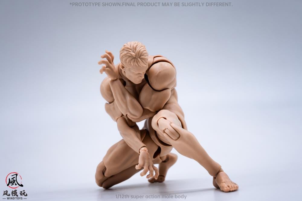 Super Action Male (Ver. B) 1/12 Scale Action Figure Body Gallery Image 11