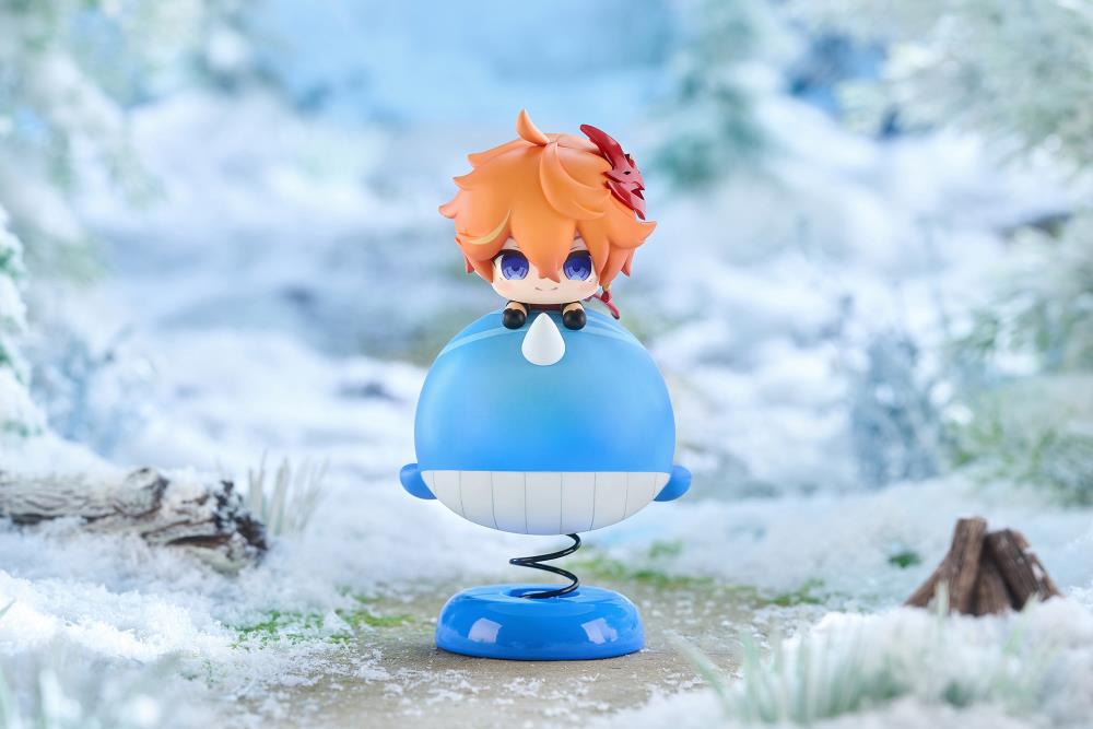 Genshin Impact Tartaglia Springy Chibi Figure Gallery Image 3