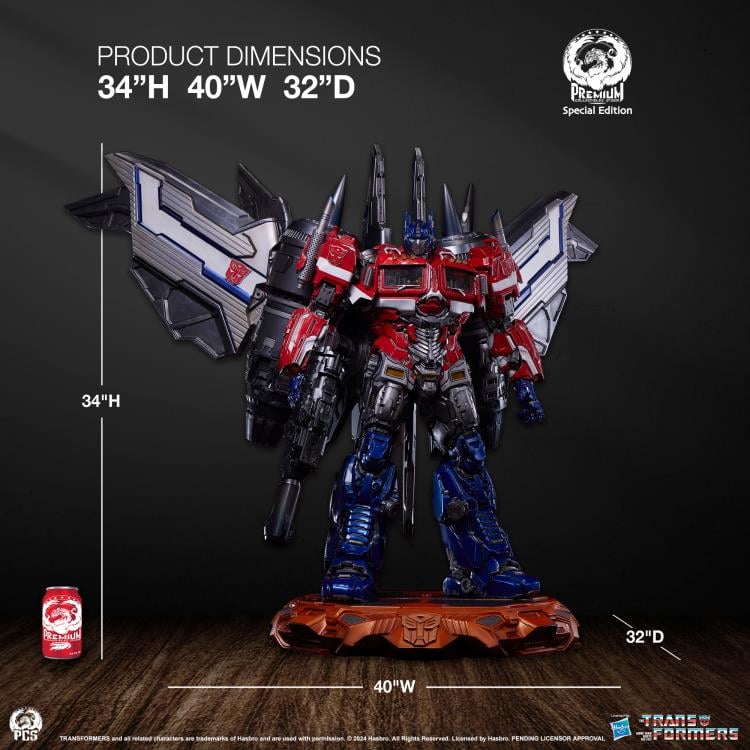 Transformers Museum Scale Optimus Prime (Jet Convoy Edition) Limited Edition Statue Gallery Image 25
