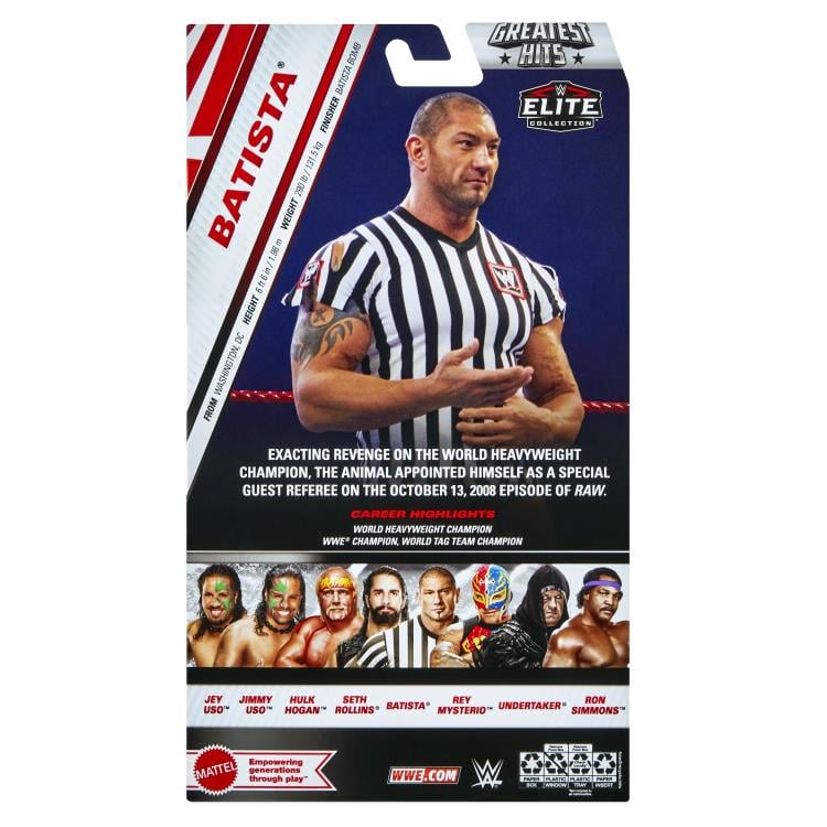 WWE Elite Collection Greatest Hits 2025 Batista Gallery Image 9