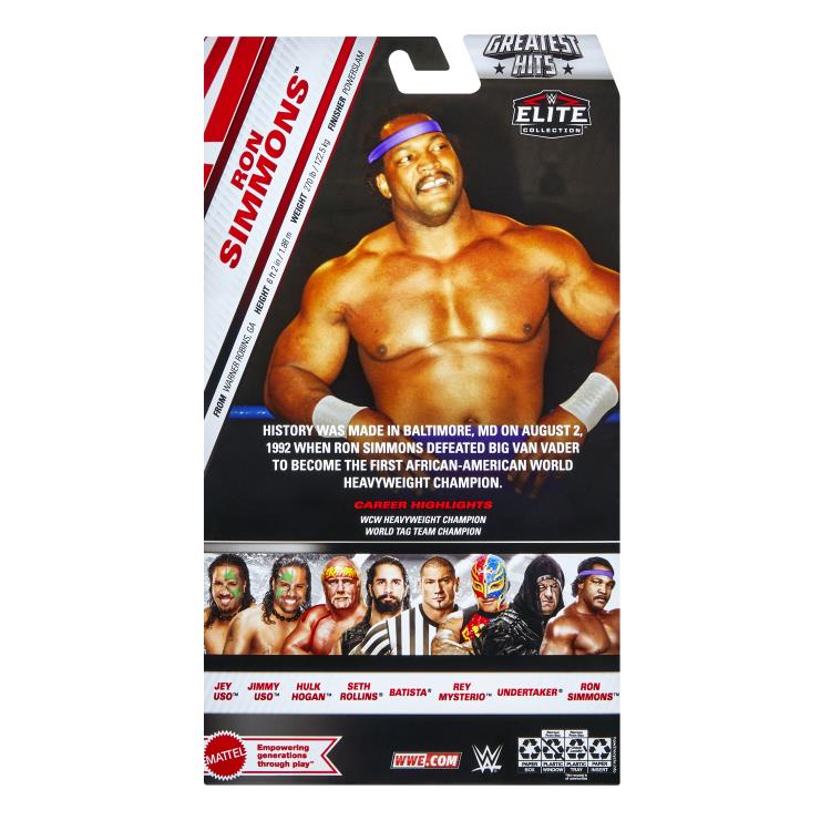 WWE Elite Collection Greatest Hits 2025 Ron Simmons Gallery Image 9