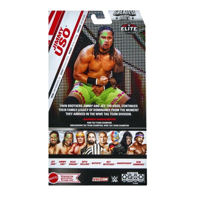 WWE Elite Collection Greatest Hits 2025 Jimmy Uso Gallery Image 9