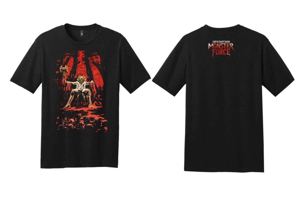 Operation: Monster Force Forgotten King (Front and Back) T-Shirt Gallery Image 3