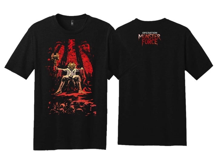 Operation: Monster Force Forgotten King (Front and Back) T-Shirt Gallery Image 1