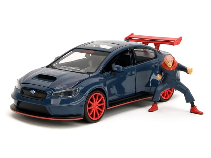 Jujutsu Kaisen Yuji Itadori & 2016 Subaru WRX STI 1/24 Scale Model