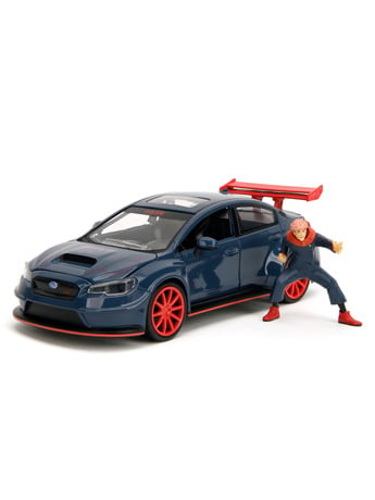 Jujutsu Kaisen Yuji Itadori & 2016 Subaru WRX STI 1/24 Scale Model