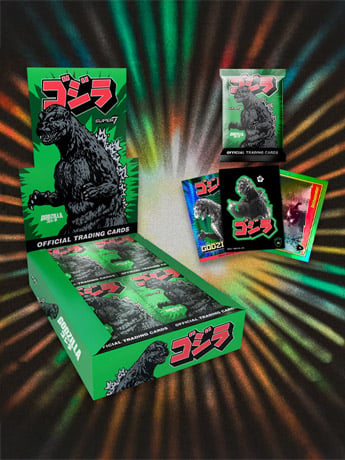 Toho Showa Series 1 Foil Pack Trading Cards Boxed Flat of 24 Packs