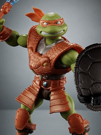 Masters of the Universe: Origins Turtles of Grayskull Michelangelo (New Ver.) Action Figure Gallery Image 2