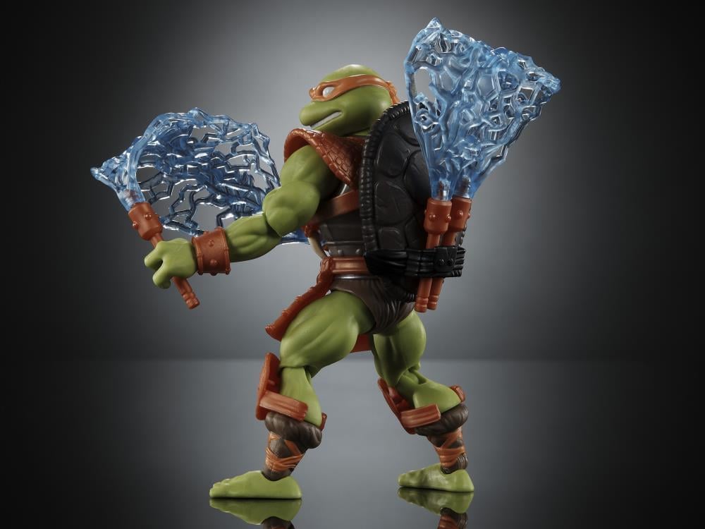 Masters of the Universe: Origins Turtles of Grayskull Michelangelo (New Ver.) Action Figure Gallery Image 6