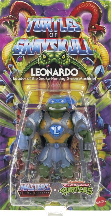 Masters of the Universe: Origins Turtles of Grayskull Leonardo (New Ver.) Action Figure Gallery Image 7