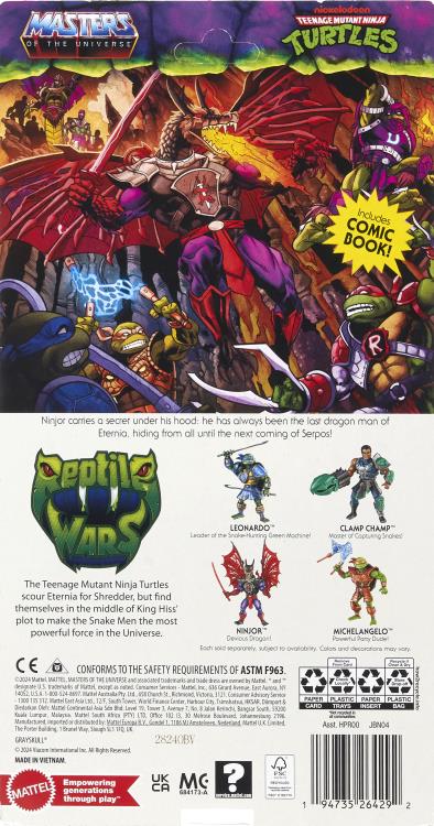 Masters of the Universe: Origins Turtles of Grayskull Ninjor Action Figure Gallery Image 9