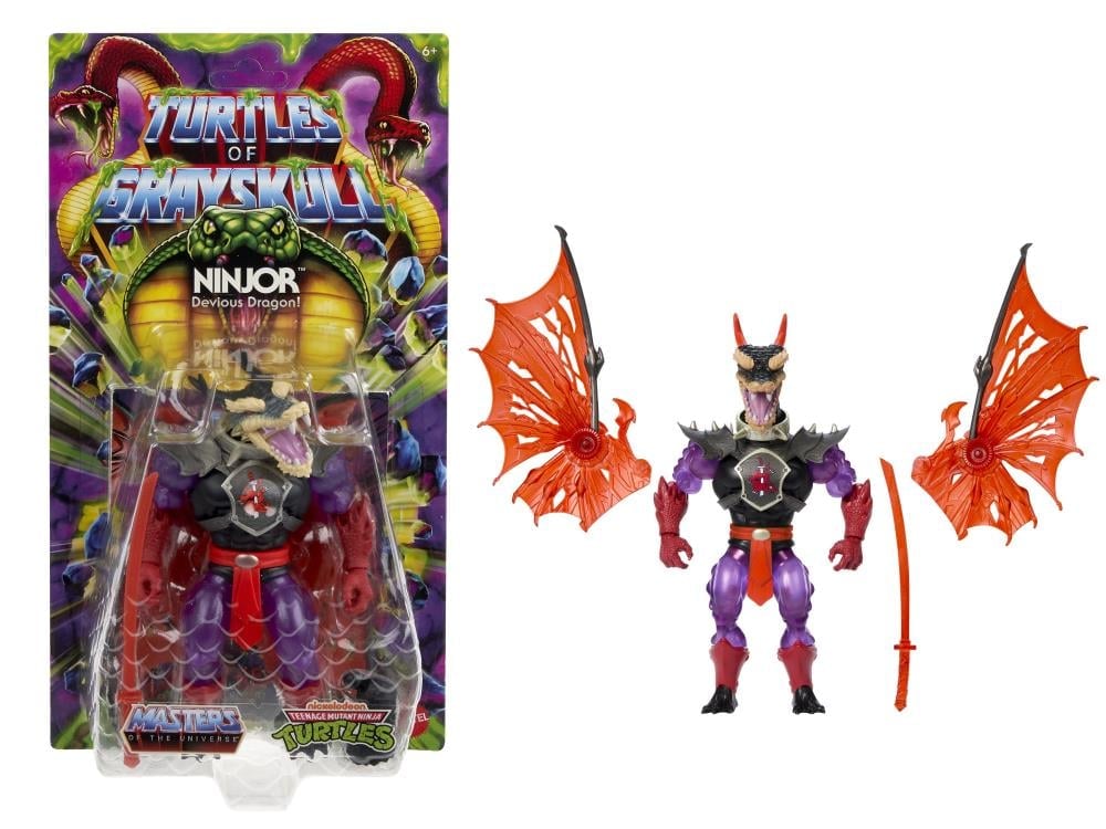 Masters of the Universe: Origins Turtles of Grayskull Ninjor Action Figure Gallery Image 7