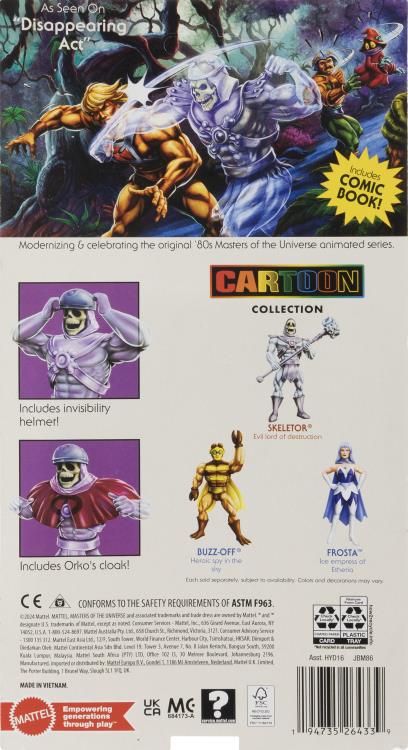 Masters of the Universe: Origins Invisible Skeletor (Cartoon Collection) Action Figure Gallery Image 10