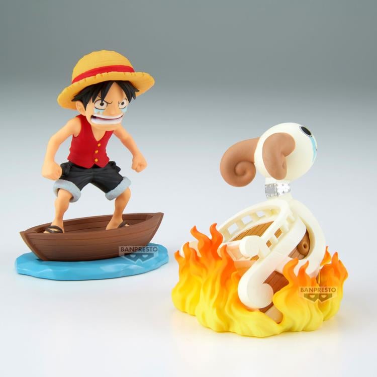 One Piece World Collectable Figure Log Stories Monkey D. Luffy & Going Merry Gallery Image 6