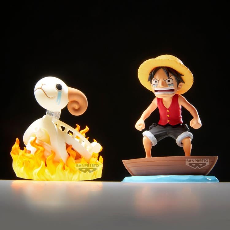 One Piece World Collectable Figure Log Stories Monkey D. Luffy & Going Merry Gallery Image 4