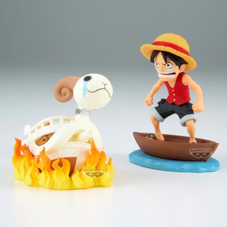 One Piece World Collectable Figure Log Stories Monkey D. Luffy & Going Merry Gallery Image 5
