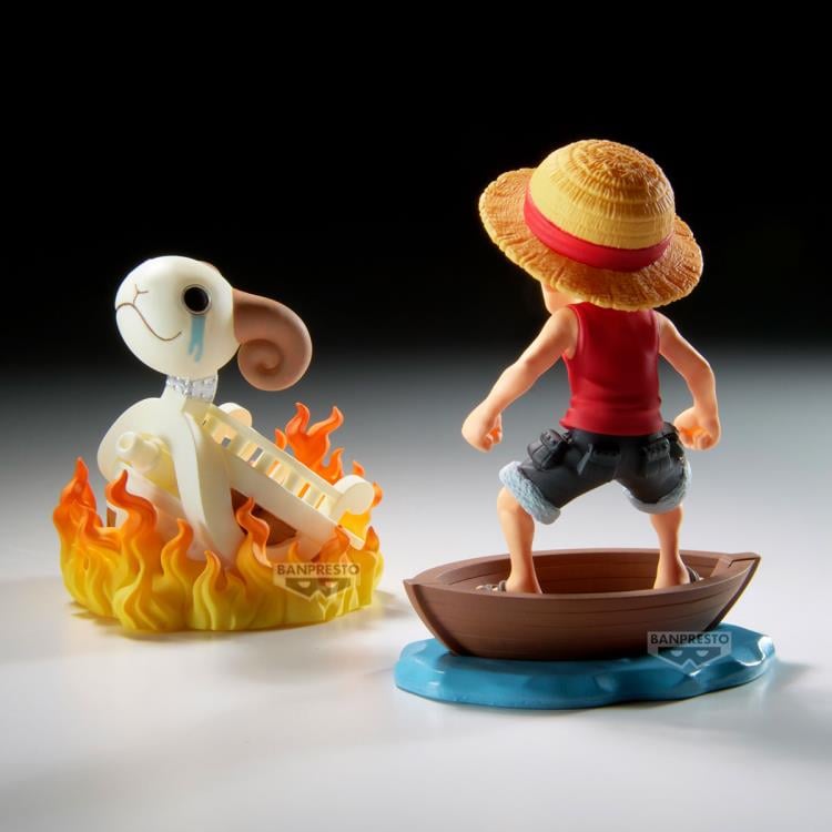 One Piece World Collectable Figure Log Stories Monkey D. Luffy & Going Merry Gallery Image 3