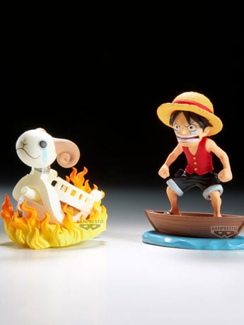 One Piece World Collectable Figure Log Stories Monkey D. Luffy & Going Merry Gallery Image 2