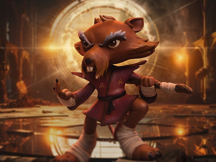 Teenage Mutant Ninja Turtles MiniCo Master Splinter Figure Gallery Image 1