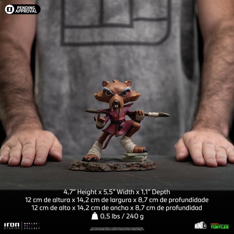 Teenage Mutant Ninja Turtles MiniCo Master Splinter Figure Gallery Image 8
