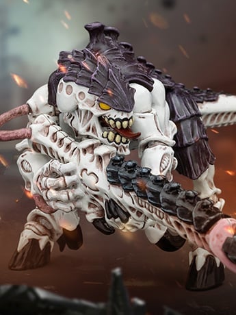Warhammer 40K Tyranids Hive Fleet Leviathan Termagant with Spike Rifle 1/18 Scale Action Figure Gallery Image 2