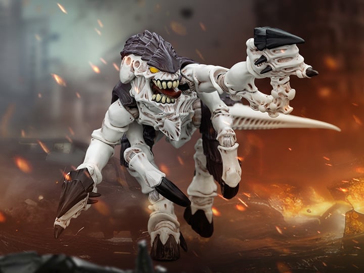 Warhammer 40K Tyranids Hive Fleet Leviathan Termagant with Spinefists 1/18 Scale Action Figure Gallery Image 1