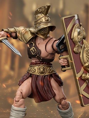 Strife Roman Republic Roman Gladiator Murmillo 1/18 Scale Action Figure Gallery Image 2