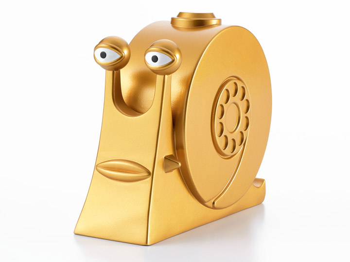 One Piece Sofvimates Golden Den Den Mushi Figure Gallery Image 1