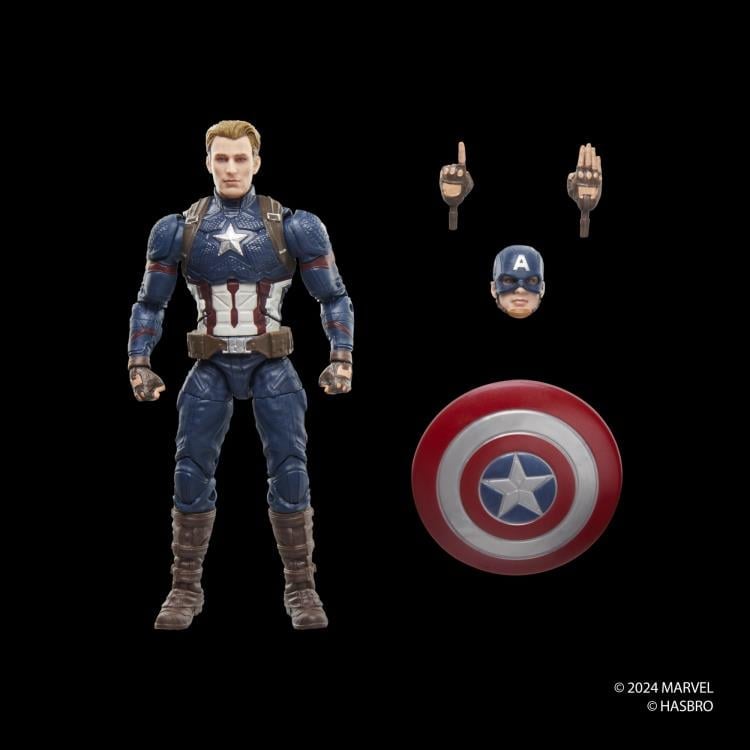 Avengers: Endgame Marvel Legends Captain America (Endgame Suit) Action Figure Gallery Image 9