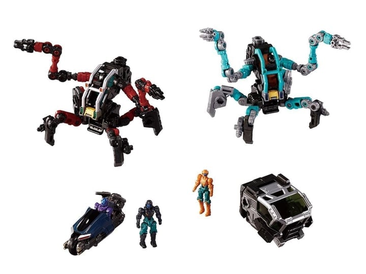 Diaclone D-07 <D> Vehicles Wave 7 Exclusive Set Gallery Image 1