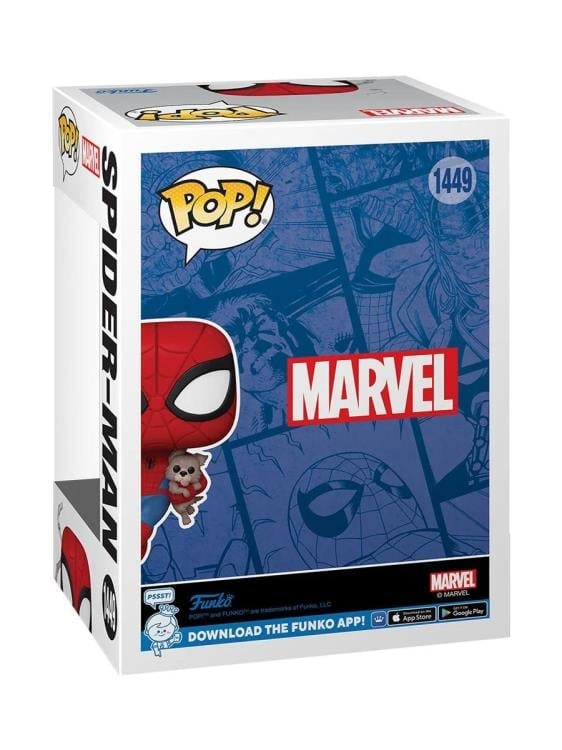 Pop! Marvel: Amazing Spider-Man - Spider-Man with Sandwich the Dog Exclusive Gallery Image 4