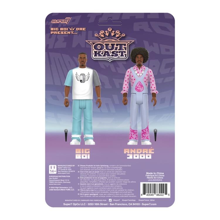 Outkast ReAction Figure Outkast (Big Boi & Dre Present) Two-Pack