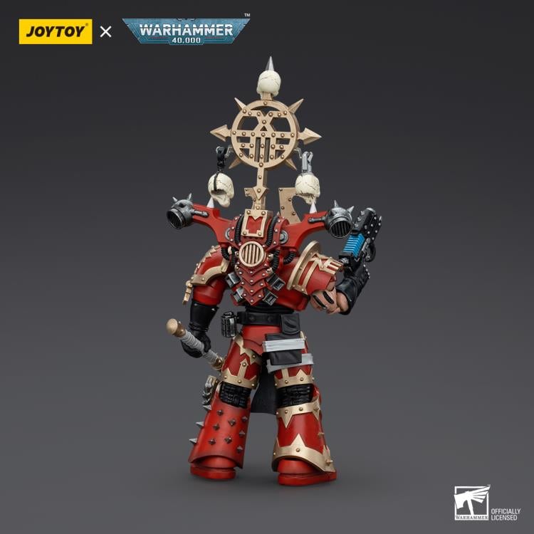 Warhammer 40K World Eaters Khorne Berzerker with Berzerker Icon 1/18 Scale Action Figure Gallery Image 4