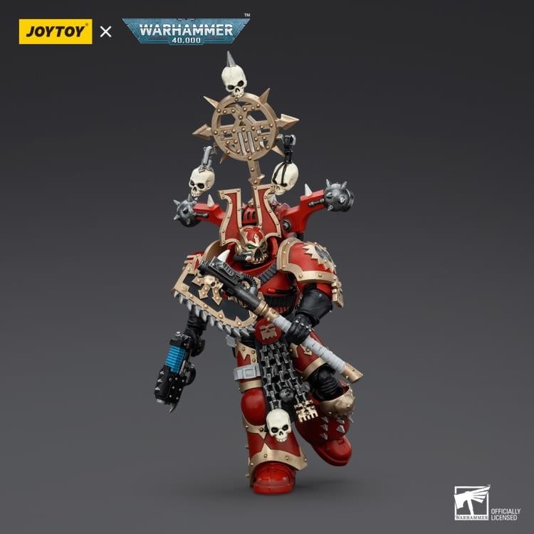 Warhammer 40K World Eaters Khorne Berzerker with Berzerker Icon 1/18 Scale Action Figure Gallery Image 6