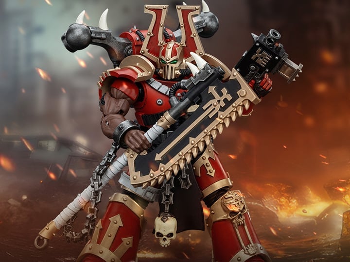 Warhammer 40K World Eaters Khorne Berzerker Eviscerator Chainaxe 1